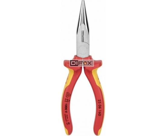 KNIPEX Snipe Nose Side Cutting Pliers chrome