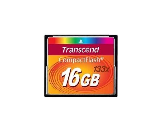 MEMORY COMPACT FLASH 16GB/133X TS16GCF133 TRANSCEND