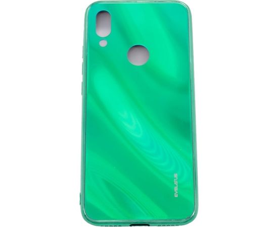 Evelatus Xiaomi Redmi 7 Water Ripple Full Color Electroplating Tempered Glass Case Green