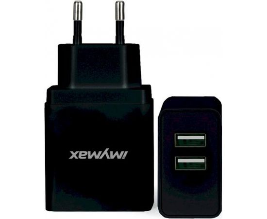 iMymax S2 Universāls Tīkla Lādētājs 2 x USB / 3.1A Melns