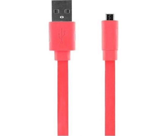 bigben CABLEFLAT20MICP Charge&amp;Sync Cable Micro USB (pink)