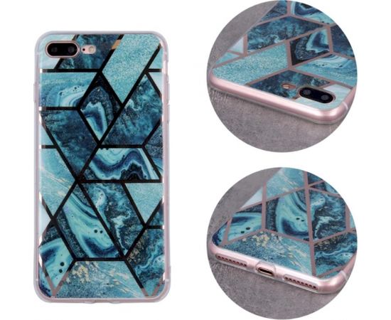 Fusion Geometric Marble Силиконовый чехол для Apple iPhone 12 Pro Max Зеленый