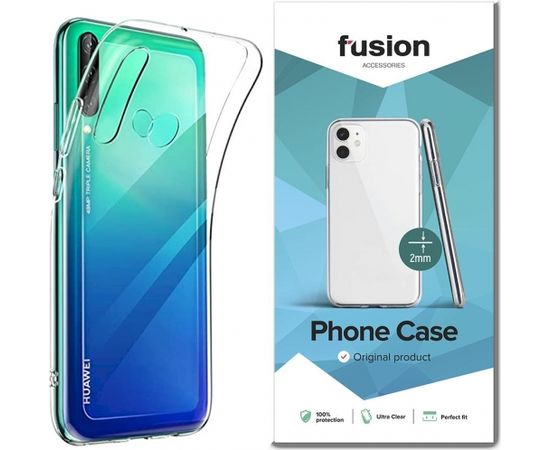 Fusion Ultra Clear Series 2 mm Силиконовый чехол для Huawei P40 Lite E Прозрачный (EU Blister)