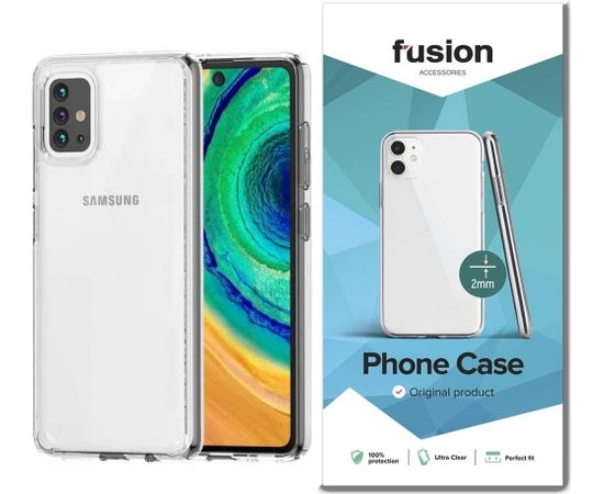 Fusion Ultra Clear Series 2 mm Силиконовый чехол для Samsung G988 Galaxy S20 Ultra 5G Прозрачный (EU Blister)