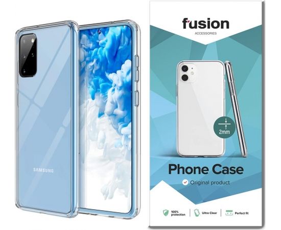 Fusion Ultra Clear Series 2 mm Силиконовый чехол для Samsung G985 / G986 Galaxy S20+ / S20+ 5G Прозрачный (EU Blister)