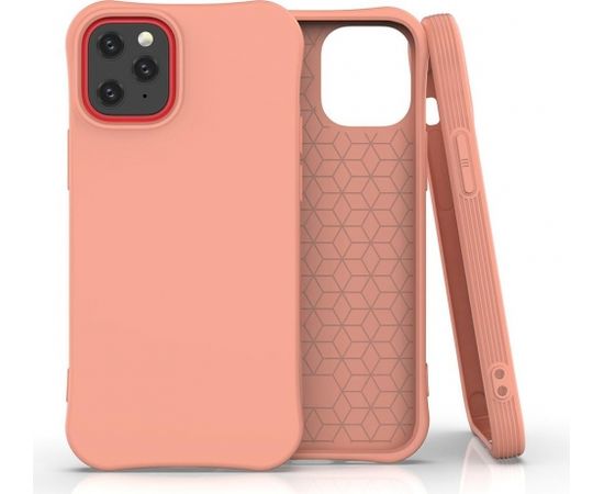 Fusion Solaster Back Case Silikona Aizsargapvalks Apple iPhone 12 Mini Oranžs