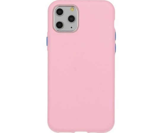 Fusion Solid Case Silikona Aizsargapvalks Priekš Apple iPhone 11 Pro Rozā