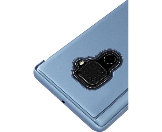 Fusion Clear View Case Grāmatveida Maks Priekš Huawei Y6S / Honor 8A / Y6 Prime 2019 Zils