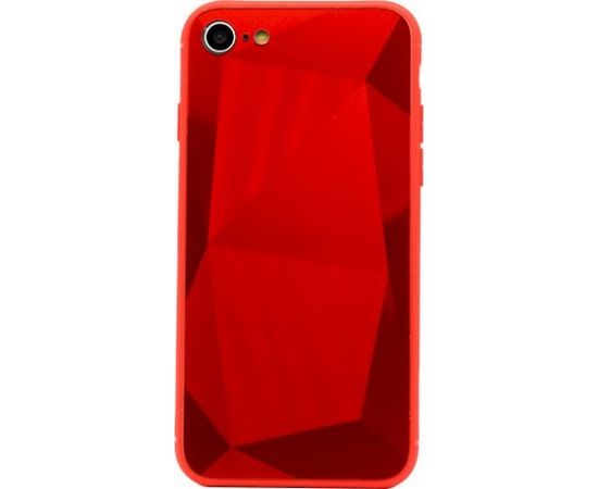Fusion Diamond Stone Back Case Silikona Aizsargapvalks Priekš Apple iPhone 11 Pro Sarkans
