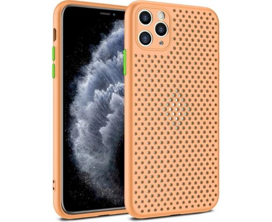 Fusion Breathe Case Silikona Aizsargapvalks Priekš Samsung A515 Galaxy A51 Oranžs