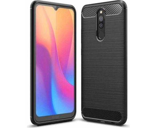 Fusion Trust Back Case Silikona Aizsargapvalks Priekš Xiaomi Redmi K30 / Xiaomi Poco X2 Melns