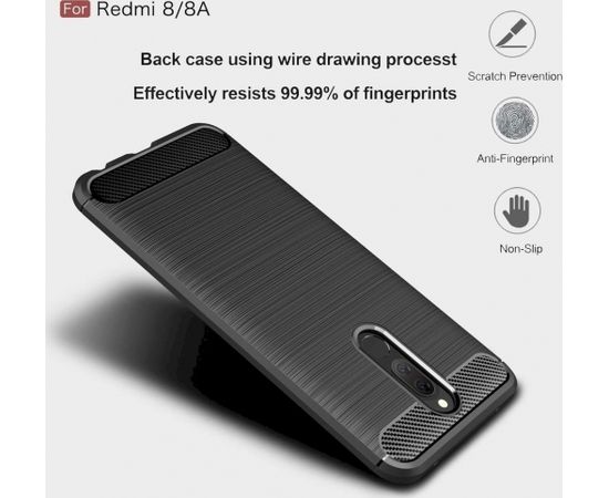 Fusion Trust Back Case Silikona Aizsargapvalks Priekš Xiaomi Redmi K30 / Xiaomi Poco X2 Melns