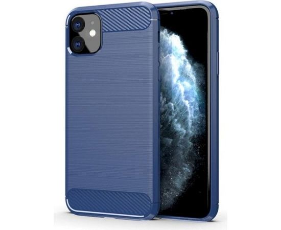Fusion Trust Back Case Silikona Aizsargapvalks Priekš Apple iPhone 11 Pro Max Zils