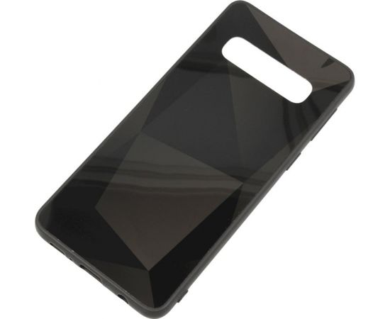 Fusion Diamond Stone Back Case Silikona Aizsargapvalks Priekš Apple iPhone 11 Pro Max Melns