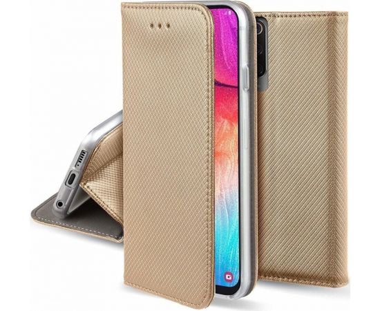 Fusion Magnet Case Grāmatveida Maks Priekš Xiaomi Redmi 8 Zeltains