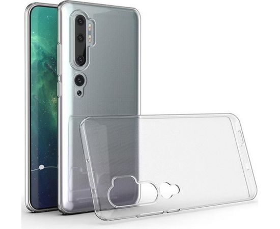 Fusion Ultra Back Case 0.3 mm Прочный Силиконовый чехол для Xiaomi Mi Note 10 Pro / Mi Note 10 Прозрачный