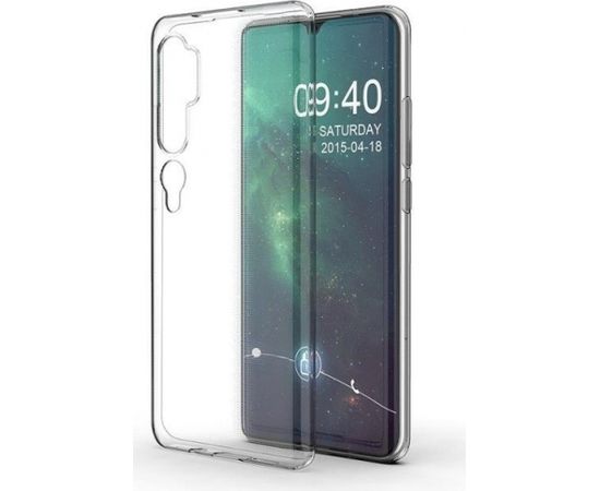 Fusion Ultra Back Case 0.3 mm Izturīgs Silikona Aizsargapvalks Priekš Xiaomi Mi Note 10 Pro / Mi Note 10 Caurspīdīgs