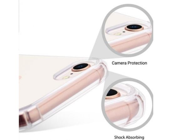 Fusion Ultra Back Case 0.3 mm Прочный Силиконовый чехол для Samsung A215 Galaxy A21 Прозрачный