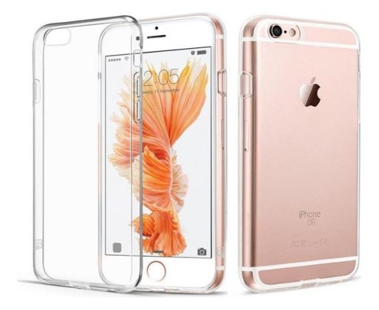 Fusion Ultra Back Case 0.3 mm Izturīgs Silikona Aizsargapvalks Priekš Apple iPhone 6 / 6S Caurspīdīgs