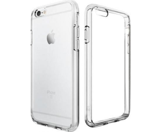 Fusion Ultra Back Case 0.3 mm Izturīgs Silikona Aizsargapvalks Priekš Apple iPhone 6 / 6S Caurspīdīgs