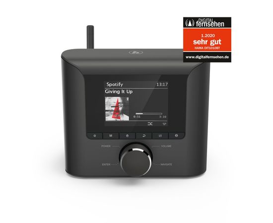 Hama Internetradio DIT1010BT FM/DAB+/Internetradio/Bluetooth Radio, Radio pulksteņi