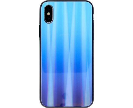Mocco Aurora Glass Apvalks Priekš Apple iPhone 7 / 8 / SE 2020 Zils