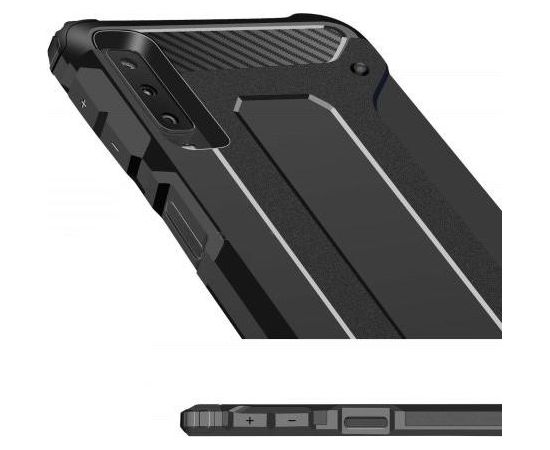 Mocco Armor Cover with TPU Aizmugurējais Apvalks Huawei P Smart 2020 Melns