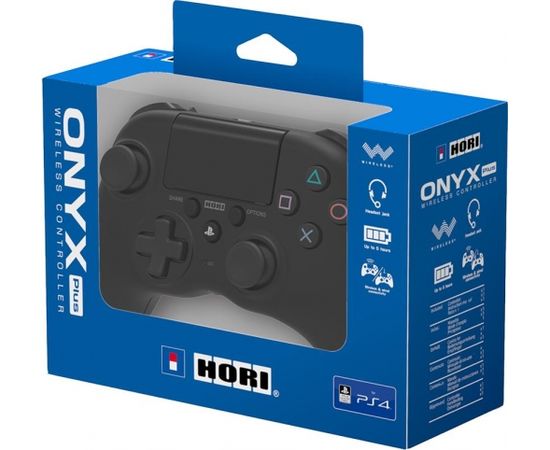 HORI Onyx+ Wireless Controller - Black (PS4)