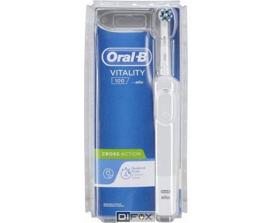 Braun Oral-B Vitality 100  white CrossAction   CLS