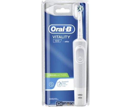 Braun Oral-B Vitality 100  white CrossAction   CLS