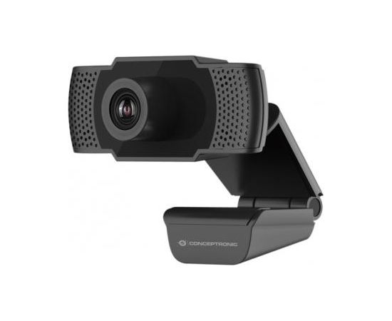 Conceptronic AMDIS01B 1080p Full HD Webcam  WEB KAMERA AR MIKROFONU (Ir veikalā)