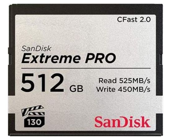 SanDisk Extreme Pro CFast 512 GB  (SDCFSP-512G-G46D)