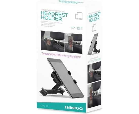 Omega headrest holder for tablet and smartphone OUCHR