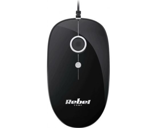 Rebel WDM100 Стандартная Мышь для компьютера / 1600DPI / USB / Черная