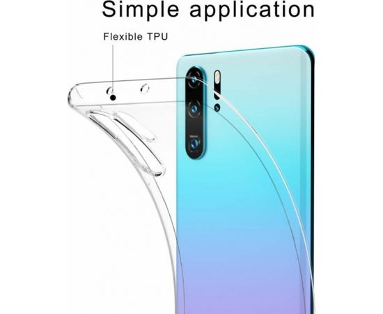 (Ir vaikalā) 0.3 mm Izturīgs Silikona Aizsargapvalks Priekš Huawei P Smart 2019 Caurspīdīgs