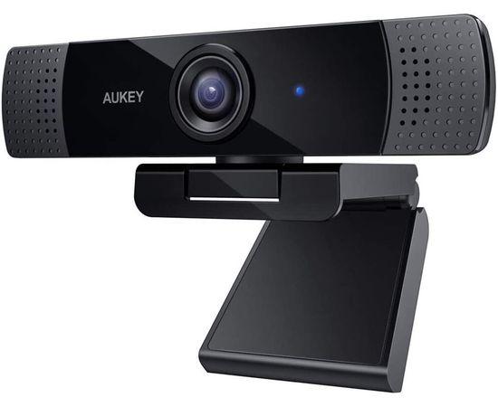 Aukey Webcam PC-LM1E Black, USB 2.0