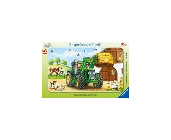 Ravensburger Mini Puzzle 06044 15gb. Traktors