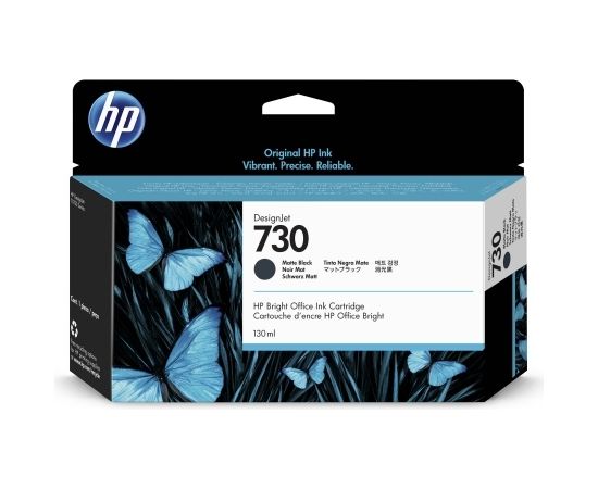 Hewlett-packard HP 730 130-ml Matte Black DesignJet Ink Cartridge (P2V65A)