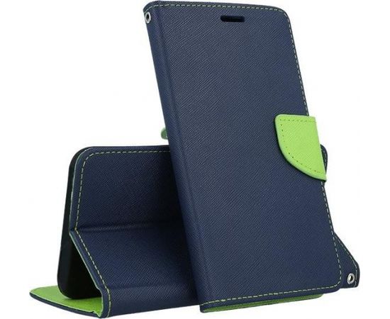 Mocco Fancy Book Case Grāmatveida Maks Telefonam Samsung Galaxy A42 5G Zils - Zaļš