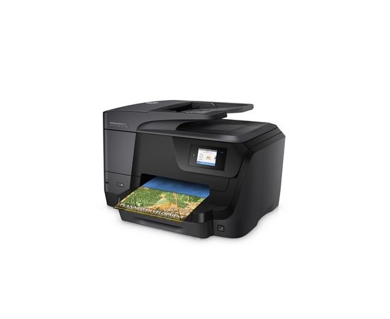 Hewlett-packard HP OfficeJet Pro  8710 Colour, Inkjet, Multifunction Printer, A4, Wi-Fi, Black