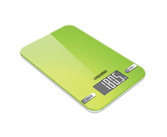Mesko Kitchen scales MS 3151  Maximum weight (capacity) 5 kg, Graduation 1 g, Display type LED, Green
