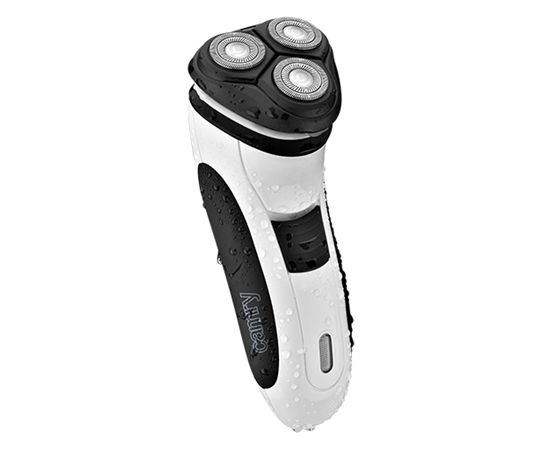 Shaver Camry CR 2915 Charging time 8 h, Battery-operated, Number of shaver heads/blades 3, White/Black