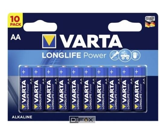 1x10 Varta Longlife Power Mignon AA LR06