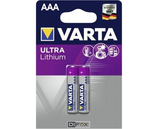 10x2 Varta Ultra Lithium Micro AAA LR 03