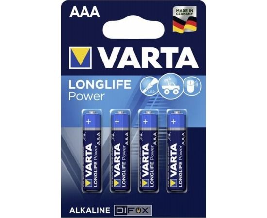 1x4 Varta Longlife Power Micro AAA LR03