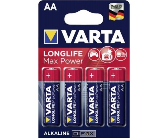 100x4 Varta Longlife Max Power Mignon AA LR06 VPE Outer Box