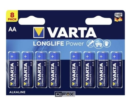 1x8 Varta Longlife Power Mignon AA LR06