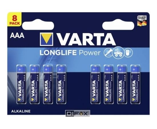 1x8 Varta Longlife Power Micro AAA LR03