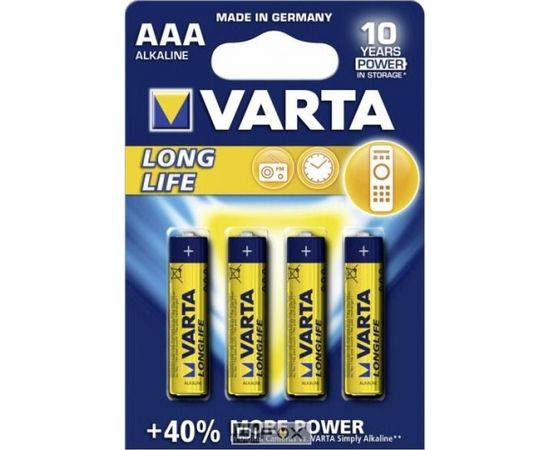 1x4 Varta Longlife Micro AAA LR 03