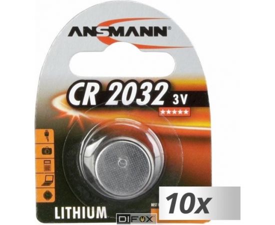 10x1 Ansmann CR 2032